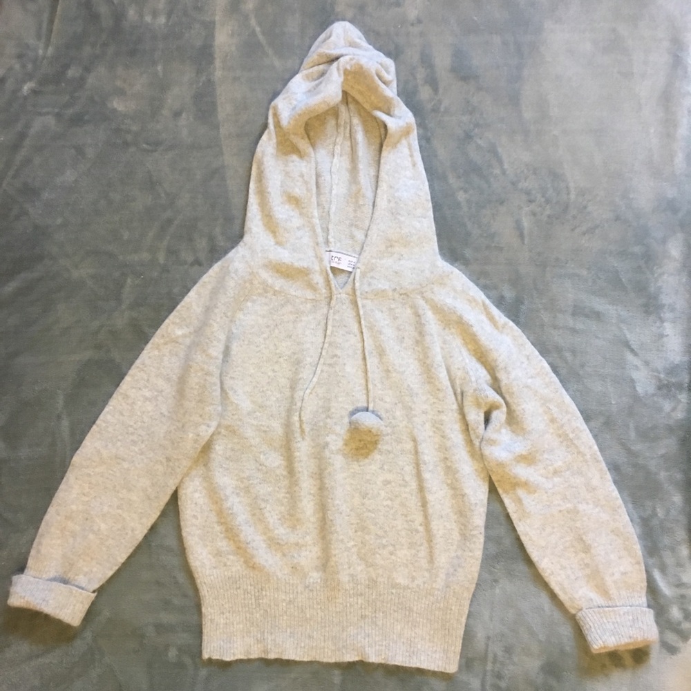 Zara Knitwear Hooded Sweather